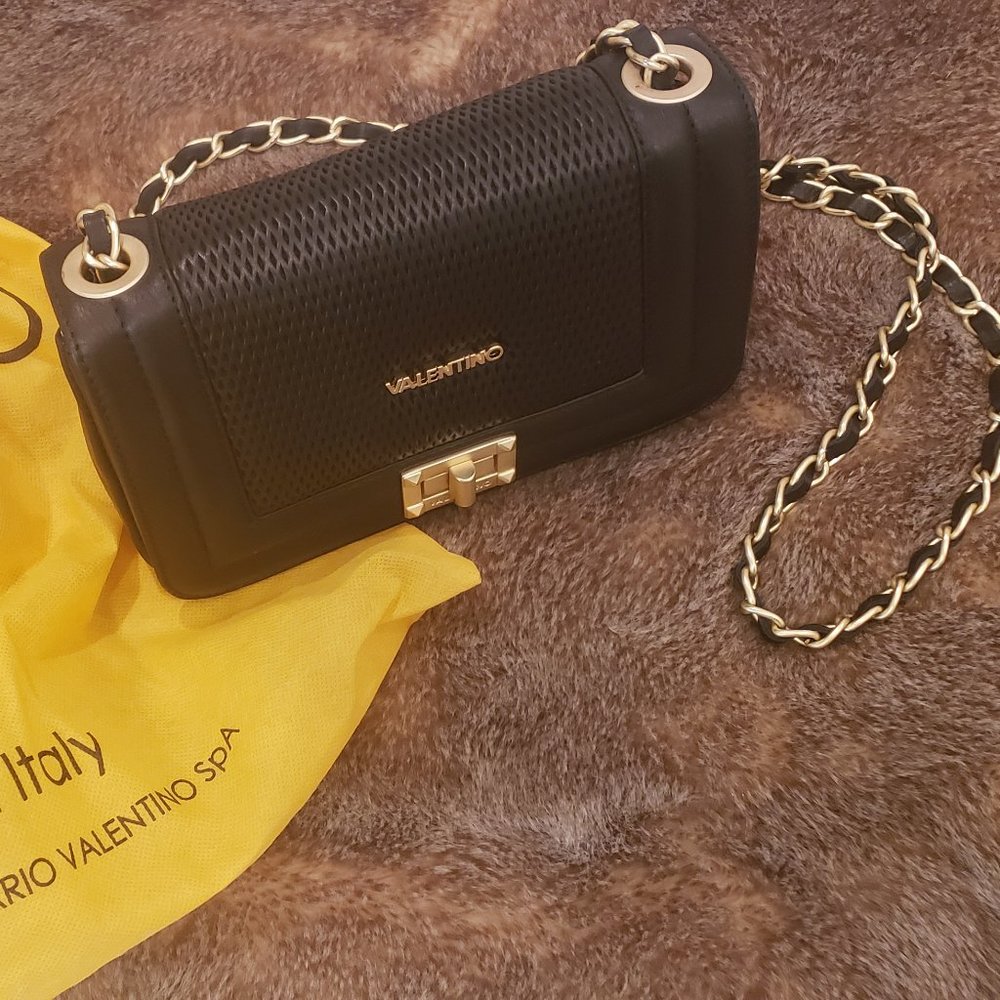 Valentino Black Leather Bag